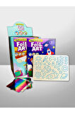FOILART Peel & Press Yapışkanlı Renkli Basklı Folyo Sanatı 1 li Uzay Temalı Set