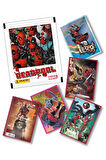 8 PAKET - Marvel Deadpool Çıkartma Paketi | Panini Lisanslı Ürün ( 40 STICKER )
