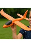 Köpük Dev Fırlatma Uçak – 45 CM – Tekli Turuncu Model