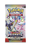 2 Paket (20 KART) Prismatic Evolution Lisanssız Pokemon Oyun Kartı Tcg Scarlet & Violet Booster Pack