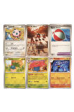 3 Paket (30 KART) Lisanssız Pokemon Oyun Kartı Tcg Scarlet & Violet 151 Booster Pack