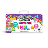 Rainbow Loom 2100 Lastikli 60 Mini Figürlü Bileklik Yapma Seti