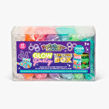 Rainbow Loom 7000 Parça Karanlıkta Parlayan Bileklik Seti - 2 Happy Loom, 150 Klips