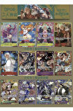 2 Paket One Piece Card Game OP08 Two Legends Bandai Booster Pack Japonca 12 Kart