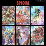 1 Paket One Piece Card Game OP10 Royal Blood Bandai Booster Japonca 6 Kart