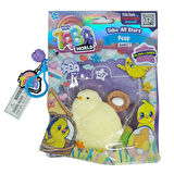 Taba World Peep Glow In The Dark Squishy Oyuncak Seri 1 Pom Pomlu ve Anahtarlıklı