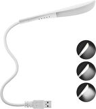 Bilgisayar Usb Led Okuma Lambası 14 Led 3 Kademe Dokunmatik Kısılabilir Işık 360° Esnek Kuğu Boynu