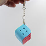 3x3x3 Renkli Magic Cube Anahtarlık – Hızlı Dönüşlü Dayanıklı ve Taşınabilir Akıl Zeka Küpü