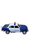 Metal Nostaljik Çek Bırak Polis Model Araba Açılır Kapı Yumuşak Lastik 11 Cm