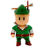 Stumble Guys 3'lü Mini Figür Seri 4 - Green Hood - Fossil Guy - Nitro Mcboomyson