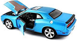 Maisto 1 24 Dodge Challenger SRT8 Mavi Diecast Metal Araba Modeli Özel Koleksiyon Oyuncak