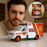 Disney Pixar Cars Morgan Martins Rescue Araç 1:55 Metal Diecast Koleksiyon Oyuncak
