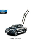 TOYOTA HİLUX 2005-2012 2'li Ön Cam Sileceği Sağ Sol Silecek Takımı Muz Silecek