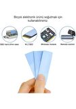 Termal Pad M2 Ssd Chipset Soğutucu 7x2cm Silikon İletken Mavi 3 6w/mk