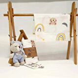 Tiny Plans Lastikli Bebek Çarşaf - Yastık Kılıfı Takımı 70x110 Cm