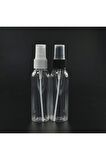 Sprey Kapaklı Dezenfektan Ve Kolonya Boş Şişesi 100 Adet 50 ml