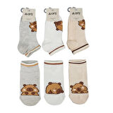 Katamino Capy Abs'li Erkek Çocuk  Patik Çorap K20318 Asorti