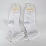 Ayçıl Aks. Kız Soket Çorap K22230 Beyaz