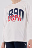U.s. Polo Assn Uzun Kol Pijama Takım Us2203-4 Beyaz
