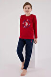 U.s. Polo Assn Uzun Kol Pijama Takım Us2214-4 Kırmızı