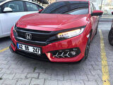 Honda Civic Fc5 2016-2020 Ön Lip Dizayn B (Tek Parça)