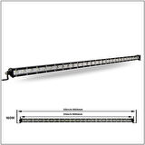 90W 80cm Düz Tek Sıra Üniversal Delici Sis Lambası Led Bar