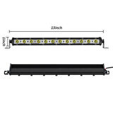 36W 32.5cm Düz Tek Sıra Üniversal Delici Sis Lambası Led Bar