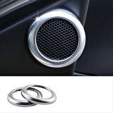 Toyota Corolla 2014-2018 Tweeter Halka Kaplama Silver