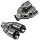 Universal Krom Egzoz Ucu Çiftli S Model Sağ Çıkış 90×110 800-030R