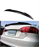 Volkswagen Jetta 2012-2018 İçin M4 Spoiler Parlak Siyah