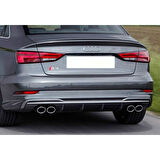 Audi A3 S3 2016-2020 Sedan Egzoz Seti Difüzör