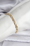 14K Gold Renk Kaplama Zincir Model CM Kadın Bileklik - TJ-BB8129