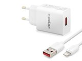Lightning Hızlı Şarj Seti 12W 2.4A Usb Adaptörlü - Beyaz ND1001
