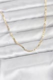 CM 14K Gold Renk Yassı Zincir Model 60 cm Kadın Kolye - TJ-BKO10946