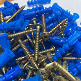 Kalibreli Dübel ve Vida Seti 100 Adet – Pul Başlı, 8mm Dübel