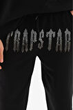 Unisex Trapstar Taş baskılı Eşofman Altı - Siyah