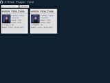 Github Player Card