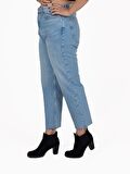 Truva Xxl Büyük Beden Kadın Giyim Moom Jeans Renkli Pn299