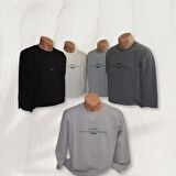 erkek siyah sweatshirt