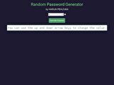 Random Password Generator
