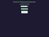 Random Password Generator