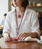 TRABZONSPOR ÖRGÜ TELEFON BOYUN ASKISI TÜM KILIFLARA UYUMLU