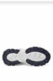 . Tracky Beyaz Mavi Kalın Taban Kadın Spor Ayakkabı Sneaker