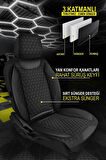 Opel Vectra C Kasa / Sedan 2004-2008   Aracınıza Uyumlu Siyah LineaX Serisi Kabartmalı Özel