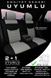 Mini Clubman (R55) 2007–2014 Natura Serisi Raşel Gri Siyah Koltuk Kılıfı