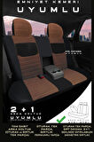 Audi A-5   2010-2015 Natura Serisi Raşel Taba Koltuk Kılıfı