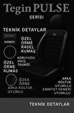 Kia Concord 1987–1995 Pulse Serisi Raşel Siyah Koltuk Kılıfı