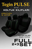 Mitsubishi Space Star (Ilk Nesil) 1998–2005 Pulse Serisi Raşel Siyah Yeşil Koltuk Kılıfı
