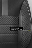 Dacia Duster SUV 2007-2012 Aracınıza Uyumlu Füme Başak Plus Serisi Dokuma