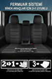 Ford Fiesta Hachback 2009-2012  Siyah Aracınıza Uyumlu Cazibe Serisi Pike Kumaş